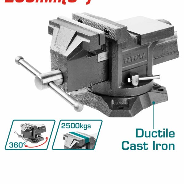 TOTAL Bench Vice 200MM