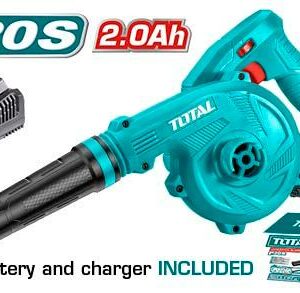 TOTAL Cordless blower Battery And Charger Include