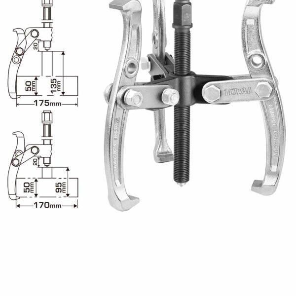 TOTAL Gear Puller 3 Jaws