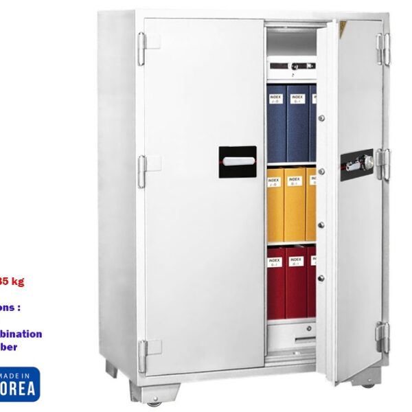 2 doors fire resistive industrial safe security