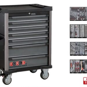 Force 7 Drawers Trolley with 245pcs Tools