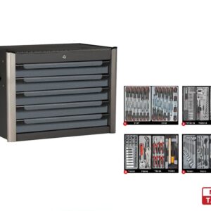 Force 5 Drawers Toolbox with 247pcs Tools