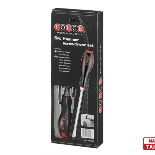Force 6pcs Hammer Screwdriver Set