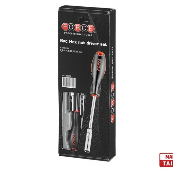 Force 6pcs Hex Nut Driver Set