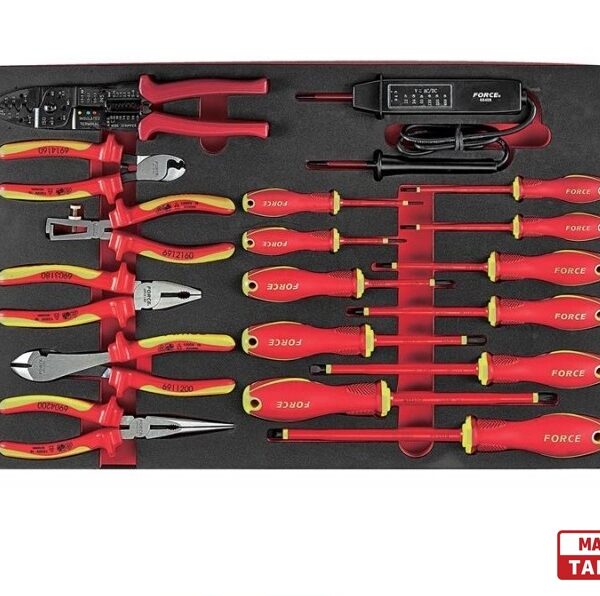 Force 18pcs Insulated Screwdriver & Plier Set