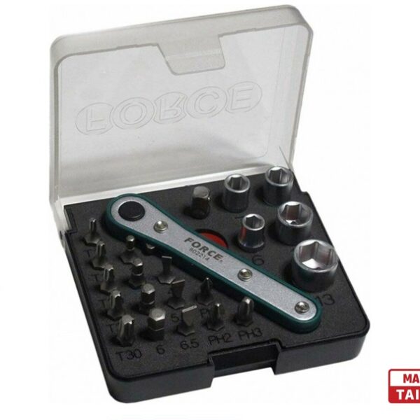 Force 1/4" Mini Ratchet Bit Handle Set
