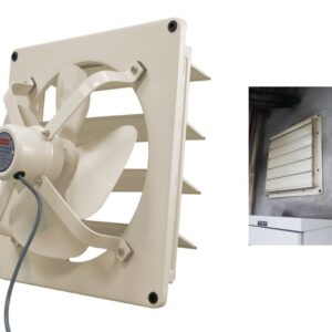 Khaleejia 10" Industrial Exhaust Fan with Shutter