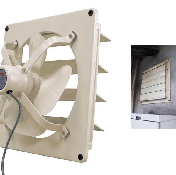Khaleejia 12" Industrial Exhaust Fan with Shutter