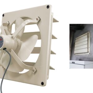 Khaleejia 12" Industrial Exhaust Fan with Shutter