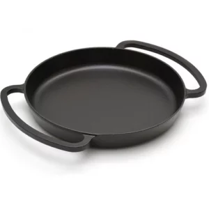 CAST IRON ROUND PAN DOUBLE HANDLED, DIA: 16 CM