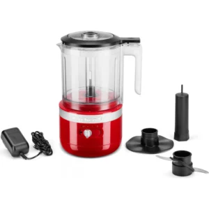 KITCHENAID CORDLESS FOOD CHOPPER 1.19 LIT- EMPIRE RED