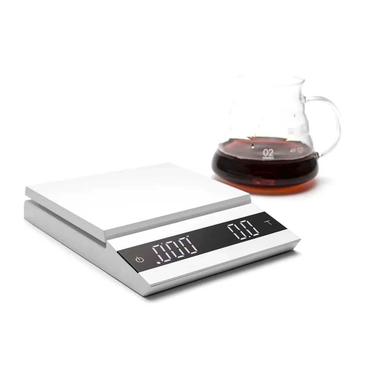 Espresso Scale  Drip scale/Led display, auto smart scale - auto ratio White - Image 1