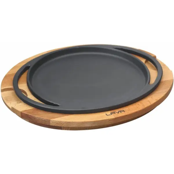 LAVA ROUND CAST IRON PLATE - 28CM