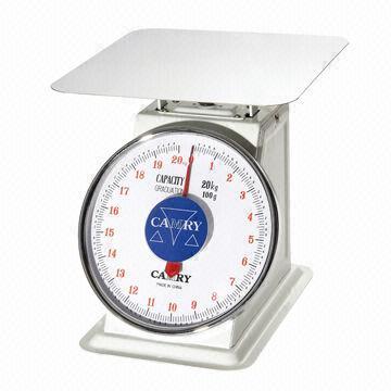 19 MM - Premium MECHANICAL DIAL SCALE, SS. FLAT PLATE, CAP: 15 KG, DIV: 50 G - Image 1