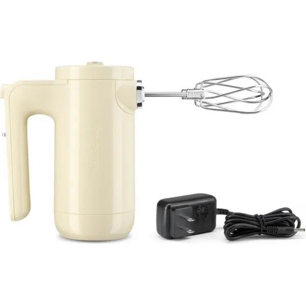 KITCHENAID CORDLESS 7 SPEED HAND MIXER - ALMOND CREAM