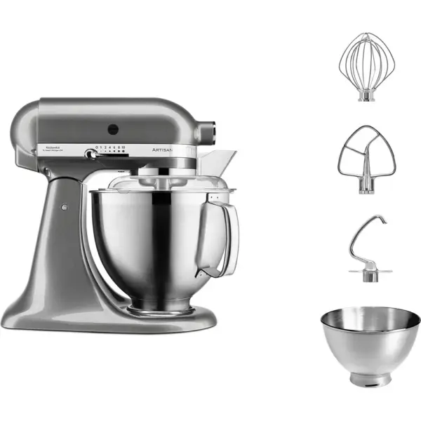 KITCHENAID ARTISAN 4.8 LIT TILT-HEAD STAND MIXER - IMPERIAL GREY