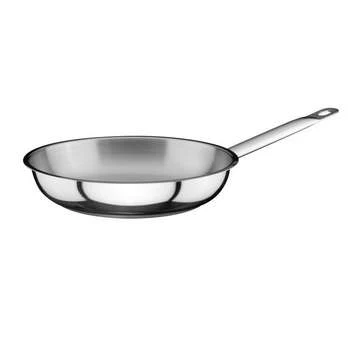 24 S/S FRYPAN, NON STICK COATED , MIRROR FINISHED, Size:26X05 - Image 1