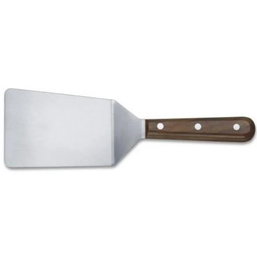 24 VICTORINOX SPATULA, SHAPED OFFSET, FLEXIBLE, BLADE 8X11CM- ROSEWOOD - Image 1