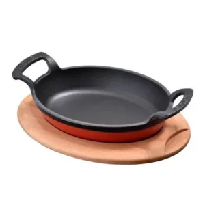 LAVA OVAL DISH - RED