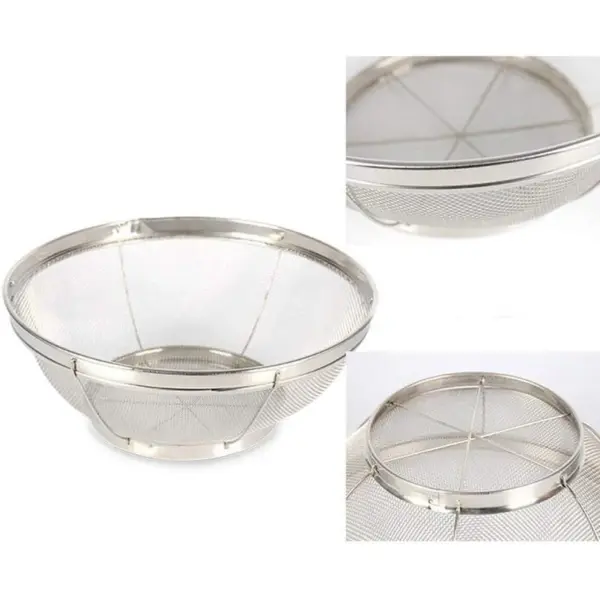 TAI STEEL 18-8 WIRE BASKET, DIA:33 CM