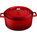 LAVA ROUND CASSEROLE - RED