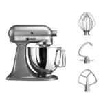 KITCHENAID ARTISAN 4.8 LIT TILT-HEAD STAND MIXER - CONTOUR SILVER - Image 2