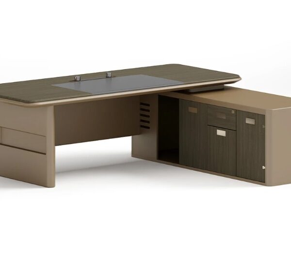 Customised Executive / Manager Desk with Side Cabinet - 12