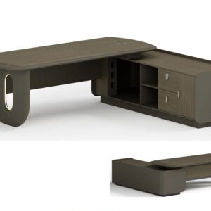Customised Executive / Manager Desk with Side Cabinet - 16