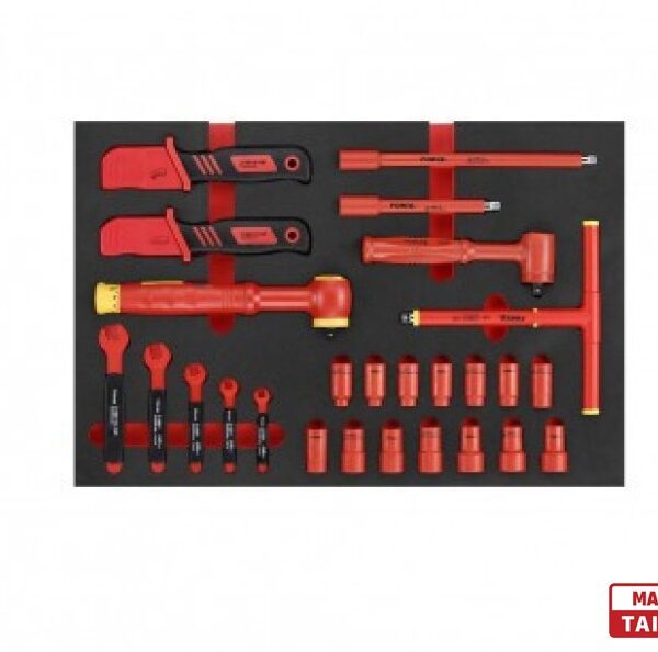 Force 26pcs Insulated Socket & Tool Set