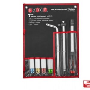 Force 7pcs Wheel Nut Impact Socket