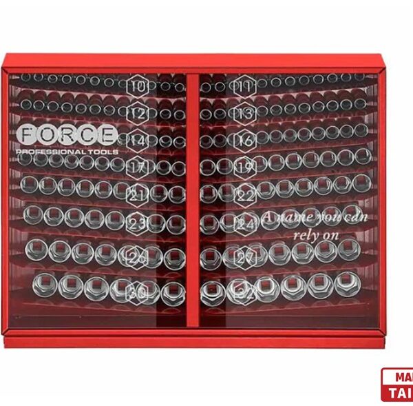 Force 1/2" Dr. 12pt Socket with Shelf