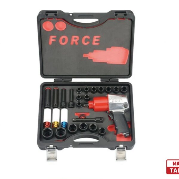 Force 1/2" Dr. Impact Wrench & Socket Set