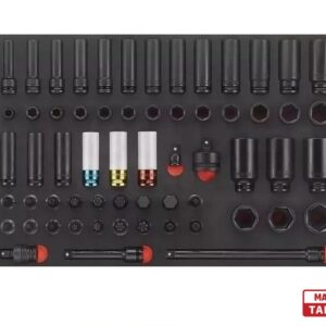 Force 1/2" Dr. Impact Socket & Bit Set