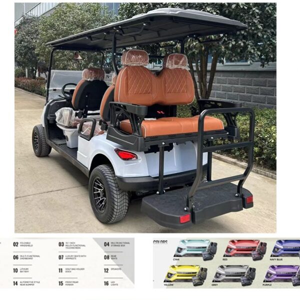 6 Seater Electric Golf Cart - S5