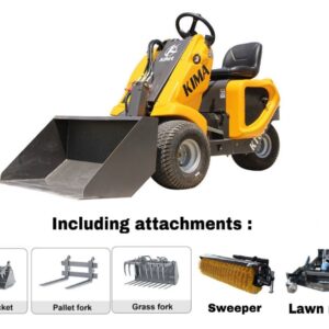 Kima Gasoline Wheel Loader with 5pcs Attachments