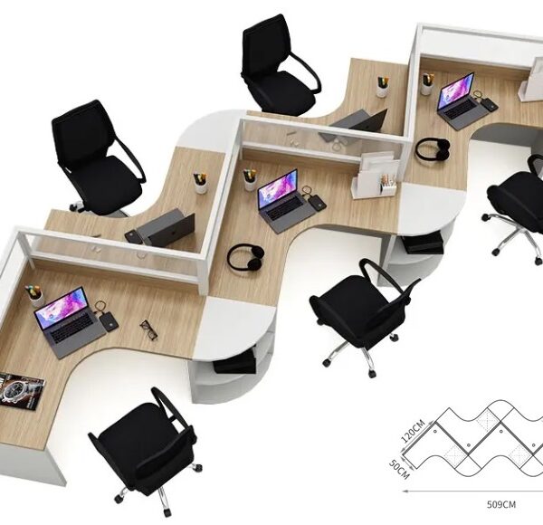 Customised Employee Partition Desk - 9