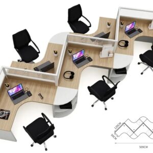 Customised Employee Partition Desk - 9