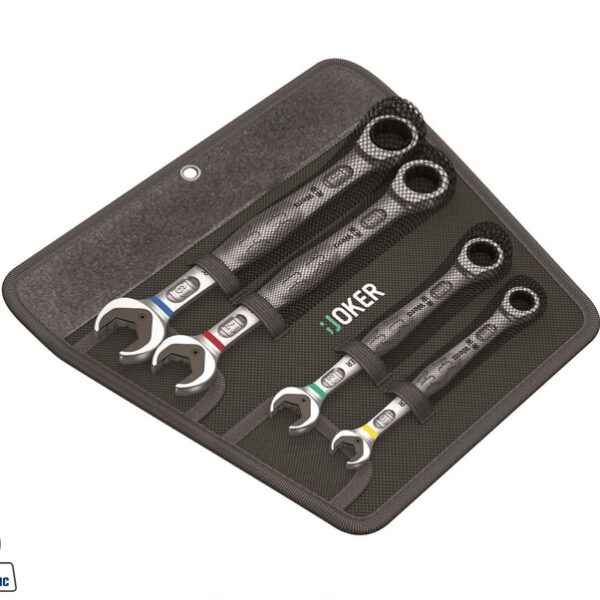 Wera 4pcs Ratchet Combination Wrench Set