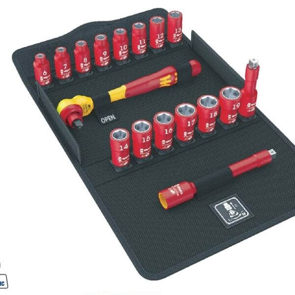 Wera 3/8" Dr. VDE Insulated Tool Set