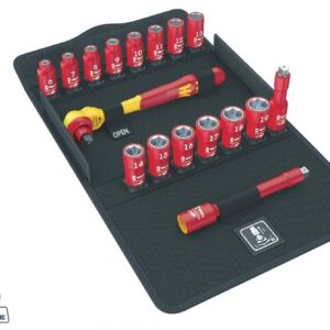 Wera 3/8" Dr. VDE Insulated Tool Set