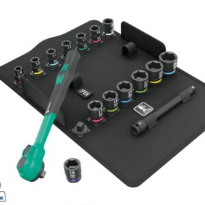 Wera 16pcs 3/8" Dr. Zyklop Comfort Ratchet Set