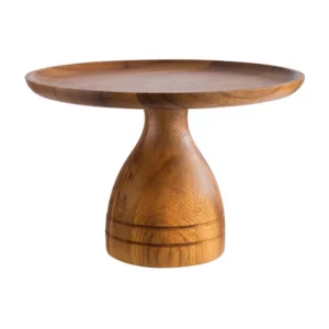 APS Professionel Servieren APS ROUND ACACIA CAKE STAND, 24X16 CM