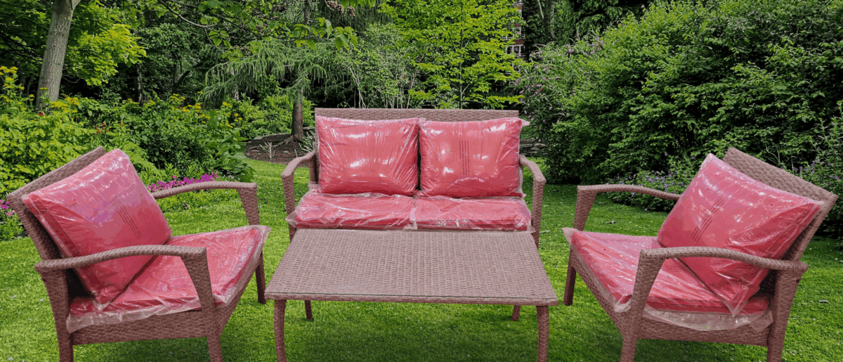 OUTDOOR RATTAN SEATING SET - Image 1
