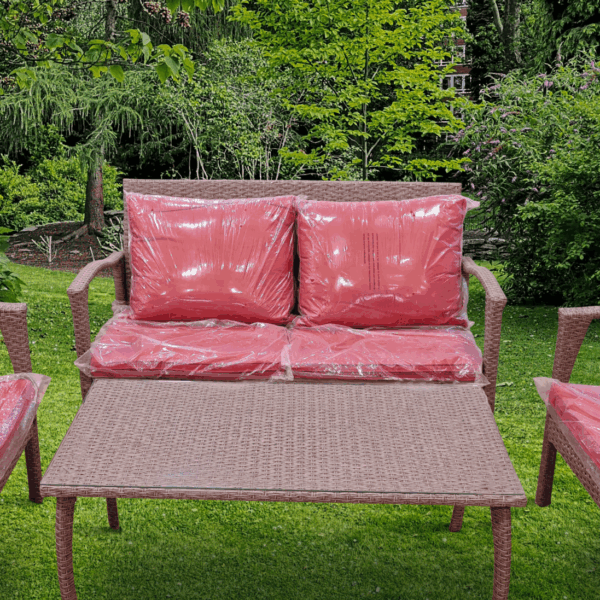 OUTDOOR RATTAN SEATING SET