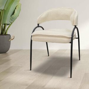 TEDDY FABRIC DINNING CHAIR