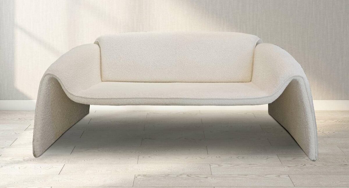 TWO SEATER FABRIC SOFA - Image 1