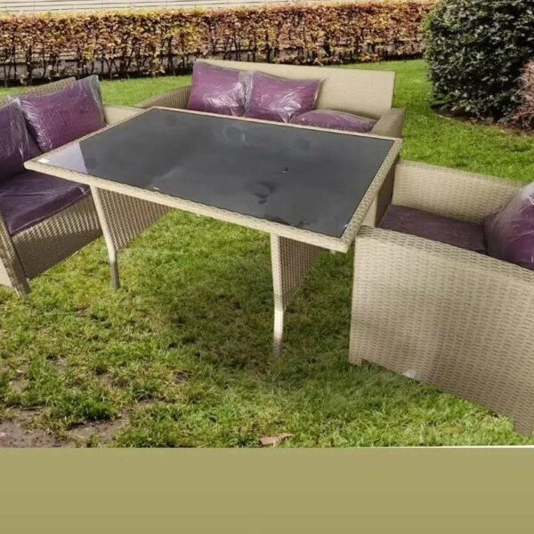 RATTAN OUTDOOR SEATING SET
