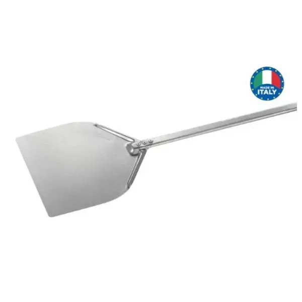 G-Metal ALUMINUM RECTANGULAR PIZZA PEEL HEAD 32 CM, HANDLE 120 CM
