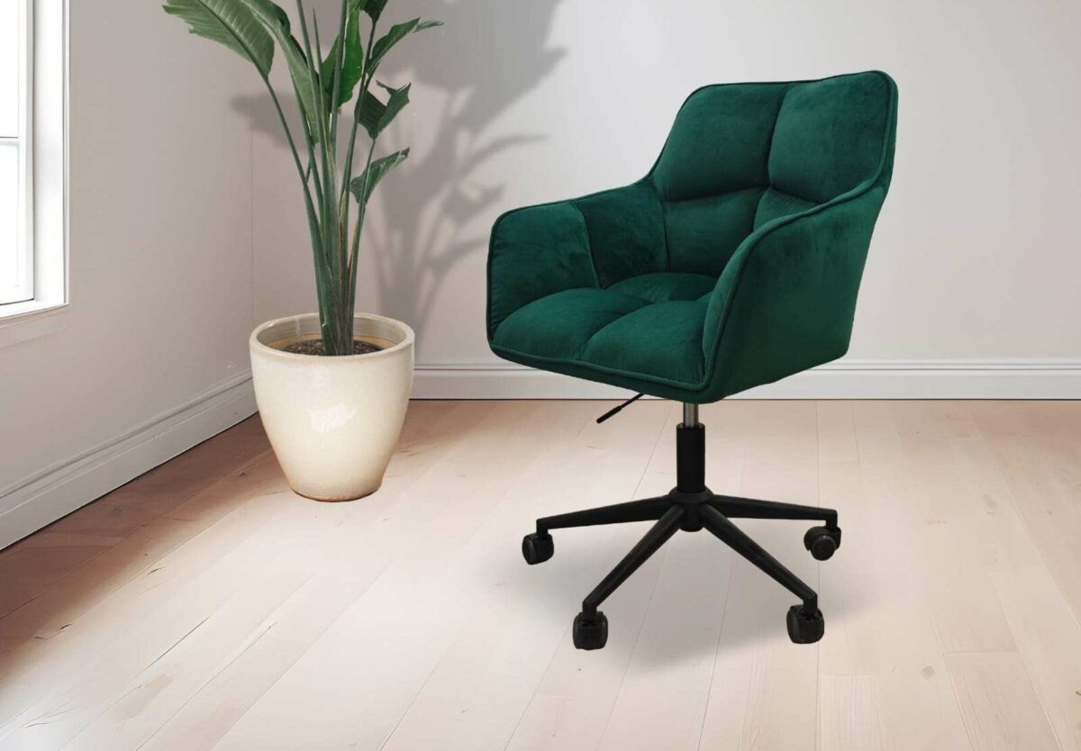 VELVET OFFICE CHAIR - Image 1