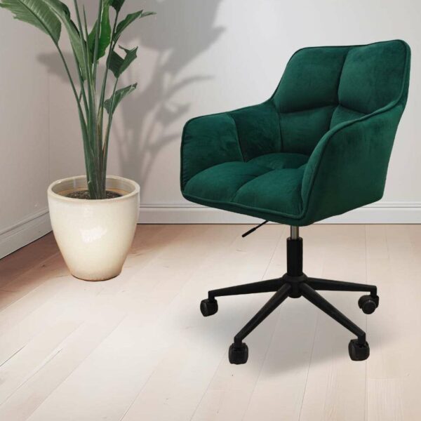 VELVET OFFICE CHAIR